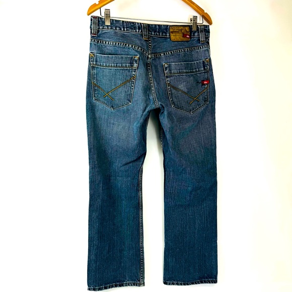 Quiksilver Quik Jean Regular Fit Men’s Vintage Y2K Relaxed Fit Jeans Sz 30x30 - Picture 1 of 15